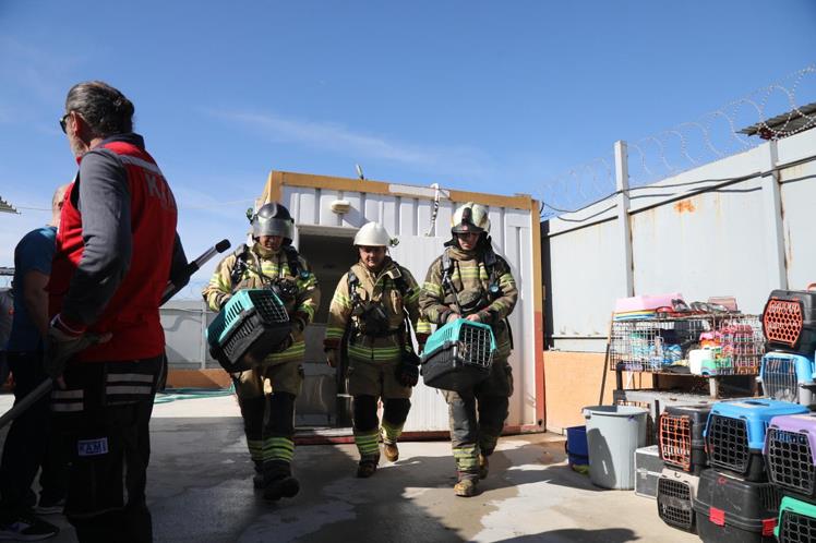 Bayraklı’da gerçeği aratmayan tatbikat